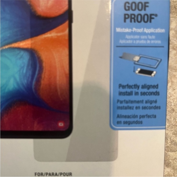 NEWl SAMSUNG GALAXY Quikcell A20 premium tempered glass screen phone protector - Picture 5 of 6